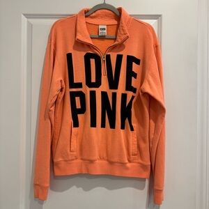 PINK Quarter zip sweatshirt
